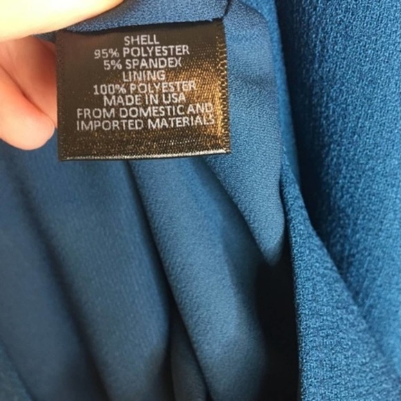 Charles Henry Asymmetrical Ruffle Hem Shift Dress - Picture 7 of 7